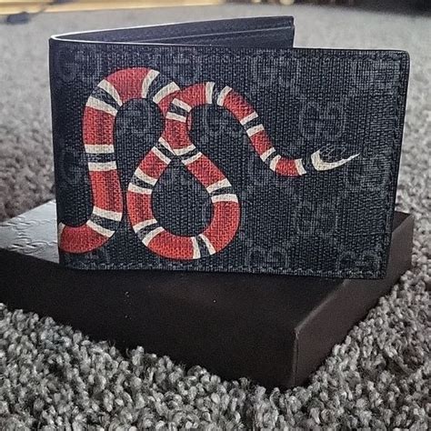 gucci belt snake replica|authentic gucci snake wallet.